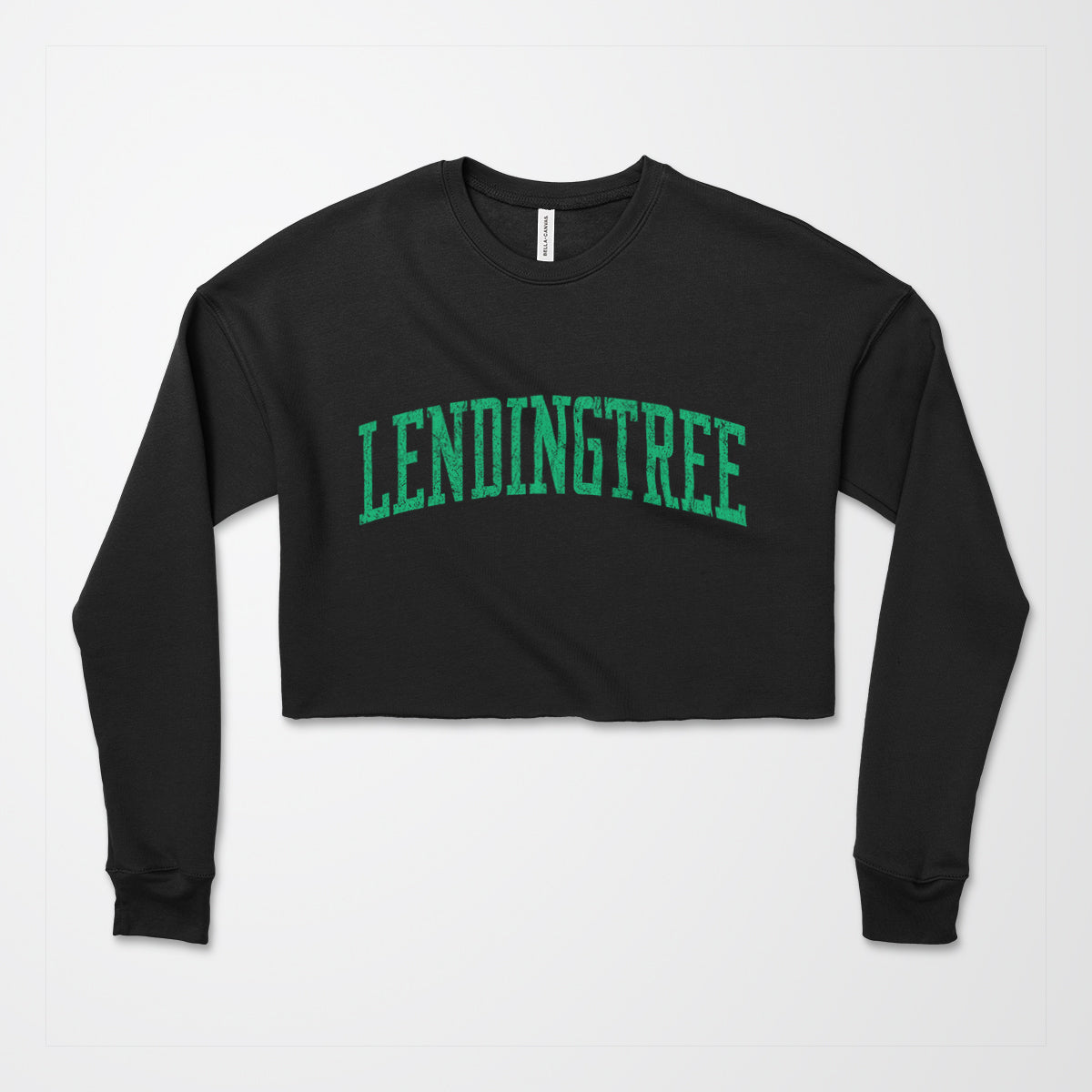 Womens Cropped Sweatshirt Cropped College Sweatshirt With